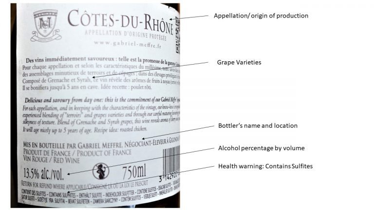 HOW TO READ A WINE LABEL - Jacky Blisson